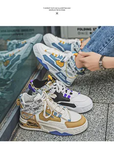 Baskets montantes tendance pour hommes en trois couleurs pour un style décontracté.