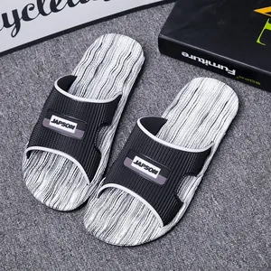 Herren Sommer Casual EVA Slides Rutschfest Strand Hausschuhe Schnell Trocknend Innen Außen Badezimmer Sandalen Mode Leicht MD Sohle