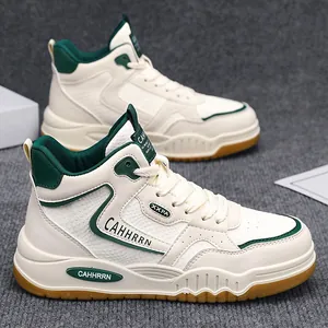 Scarpe da Skate High-Top da Uomo 2025 Autunno Nuovi Sneakers per Studenti Traspiranti Casual Piatti Sport Suola in Gomma