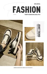 Gros plan détaillé de baskets décontractées pour hommes en cuir véritable au design tendance