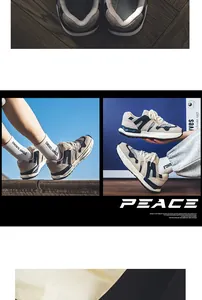 Macro view of stylish cream and navy platform sneakers with chunky textured soles.