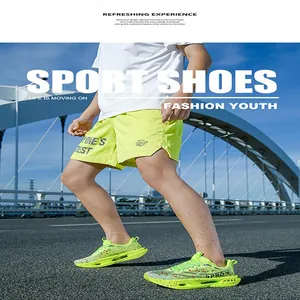 Scarpe da corsa pro fluorescenti al neon per uomo e donna sport e corsa all'aperto