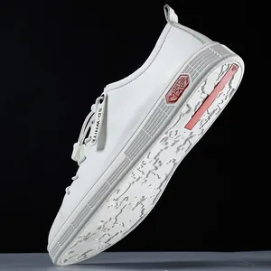 Premium witte rundleer casual sneakers met een stijlvol minimalistisch ademend ontwerp