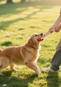 Interaktives Weihnachts-Plüsch-Hundekauspielzeug mit Lebkuchenmuster für draußen