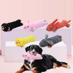 Simpatico Giocattolo di Peluche per Cani a Forma di Animale Giocattolo da Masticare Interattivo per Animali Domestici