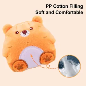 Jouet pour chat en peluche douce avec rembourrage en coton PP et motif animalier