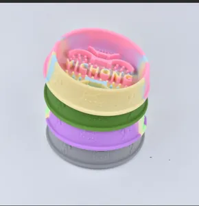 Stacked colorful silicone slow feeder bowls for dogs and cats with maze pattern design