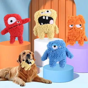 Divertente Mostro di Peluche per Cani Giocattolo Sonoro Morbido Interattivo Resistente Giocattolo da Masticare per Cani di Piccola Media Taglia