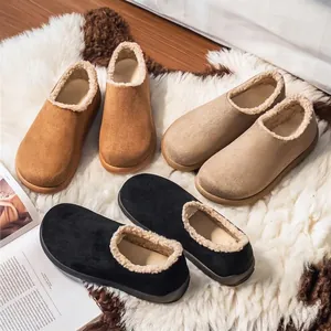 Premium winter warm fleece lined suede loafers for men available in three colors