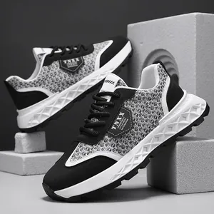 Men's designer workwear sneakers featuring straw braided texture and chunky geometric sole