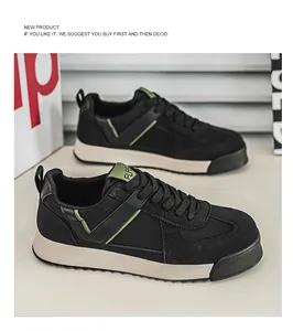 Zapatillas de plataforma de gamuza negra con detalles verde lime y suelas gruesas