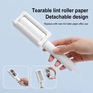 Rullo levapelucchi multifunzione e spazzola per peli di animali con design staccabile