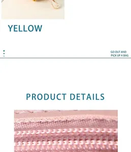 Detailed macro view showing the durable zipper construction of a pet waste bag holder.