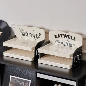 Support de rangement réglable pour collations et table de repas pour animaux