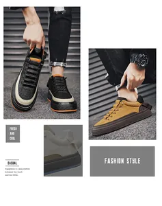 Gedetailleerde close-up van stijlvolle herensneakers met dikke zolen in industriële stijl