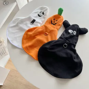 Halloween pet capes featuring ghost, pumpkin, and bat designs for cats and dogs.