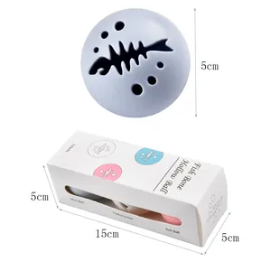 Coffret de balles de jeu interactives pour chats avec herbe à chat et lumières