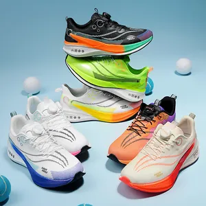 Baskets Tendances à Boucle Rotative 2025 Homme Femme Décontracté Plate-forme Respirant Dégradé Chaussures de Course