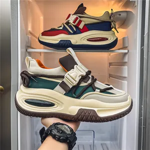 Niche waterdichte chunky sneakers met dikke zool voor buitensporten en vrije tijd