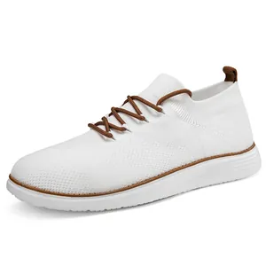 Zapatillas Flyknit Informales de Alta Elasticidad para Hombre Zapatos Deportivos de Lona Transpirables y Ligeros para Caminar
