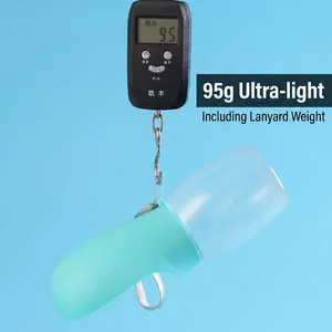 Bouteille d'eau portable ultra-légère 95g pour chiens et chats en voyage plein air