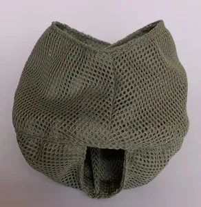 Detail showing the breathable mesh texture of the cat muzzle mask for anti-biting