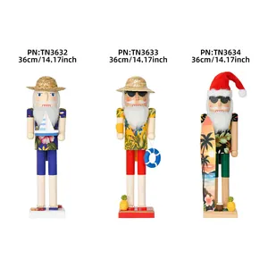 Tres estilos de soldados cascanueces hawaianos de 14 pulgadas, 36 cm de altura