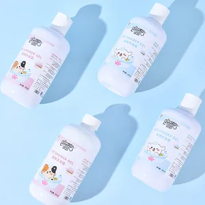 Mild 500ml pet shower gel for dogs and cats featuring a long-lasting fresh fragrance