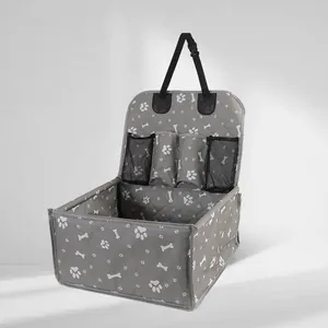 Foldable Pet Car Carrier Large Capacity Oxford Cloth Dog Seat Protector Waterproof Breathable Travel Bag For Dogs Cats