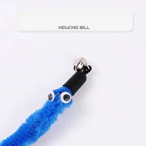 Testa di ricambio per gioco gatto bruco blu con campanello e occhi mobili