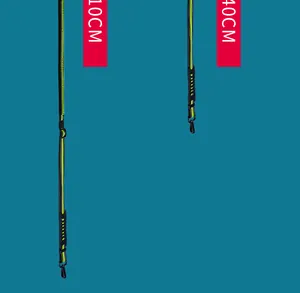 Detailed comparison showing 110cm and 140cm reflective retractable dog leashes on blue.