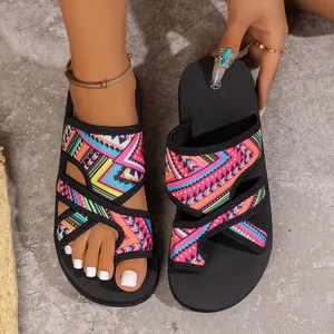 Modische Bohemian-Sandalen mit atmungsaktivem Mesh und rutschfester, weicher Sohle.