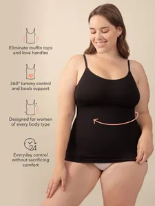 Seamless tummy control shapewear camisole for women, providing 360-degree support and comfort.