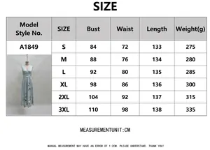 Guide détaillé des tailles pour robe longue sans manches à col en V et imprimé floral rose