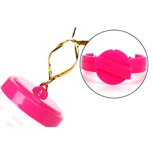 Automatic hanging pet water bottle for hamsters and rabbits with dual fixing options