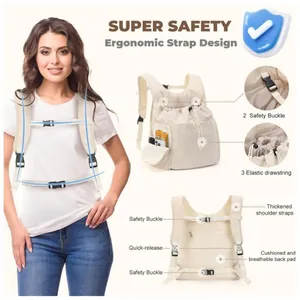 Breathable pet carrier backpack with ergonomic straps for cats and small dogs.
