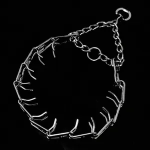 Verstellbares Stachelhalsband aus Metall für effektives Hundetraining und Erziehung