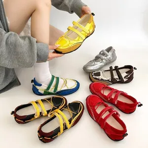 Functional ballet Mary Jane flat sports shoes in various colors for women fashion