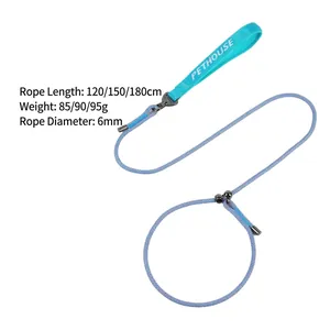Details of anti-twist slip lead dog leash with 6mm rope diameter