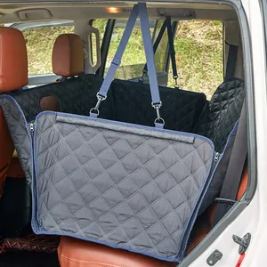Housse de siège auto matelassée et imperméable pour animaux de compagnie