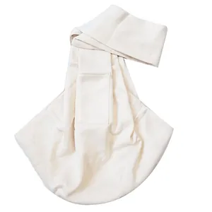 Trasportino a tracolla traspirante bianco crema per cani e gatti, design portatile