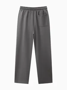 Vue arrière d'un pantalon de sport gris pour homme avec taille élastique et poche arrière