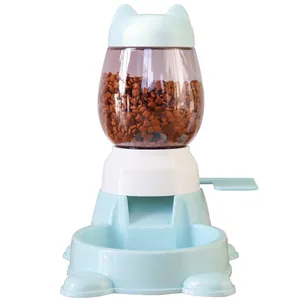 Distributeur automatique de nourriture pour animaux avec design mignon oreilles chat