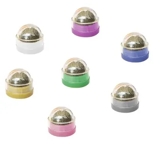 Rotating catnip ball toys for cats in 7 vibrant colors with dustproof clear covers