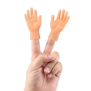 Divertidas mini marionetas de dedos para gatos, juguetes de manos pequeñas