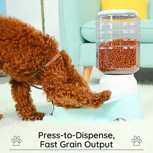 Distributeur automatique de nourriture à pression de grande capacité pour chiens et chats
