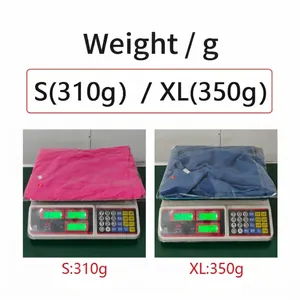 Digital scale showing the accurate weight of S and XL sizes of this summer dress