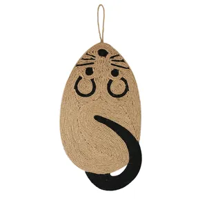 Griffoir en sisal pour chat en forme de souris pour l'entretien des griffes et le jeu durable