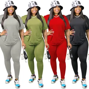 Detailed view showing the four available color options for this two-piece tracksuit set