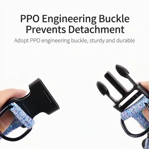 Durable dog harness traction rope buckle made of PPO engineering plastic for secure walking